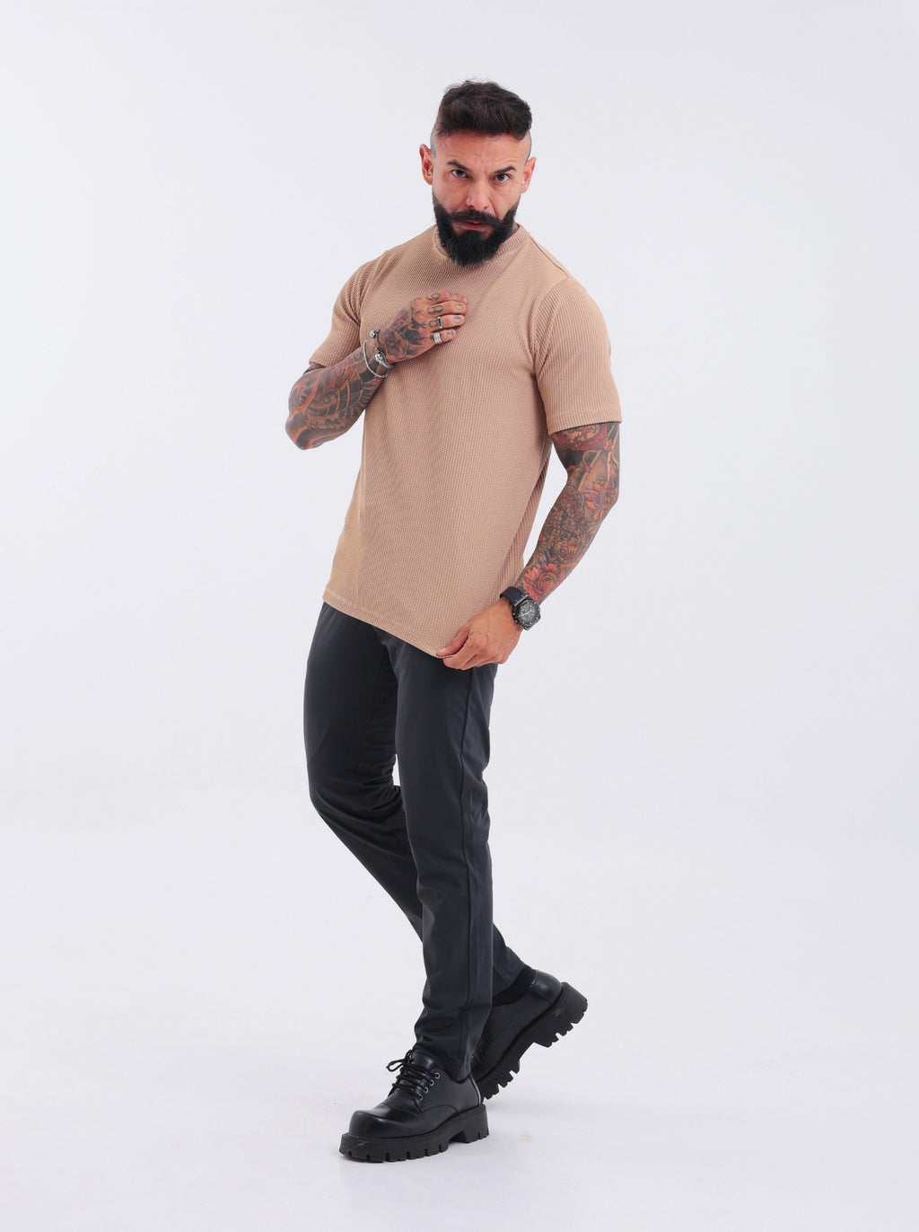 Camiseta Casual Dubai Bege