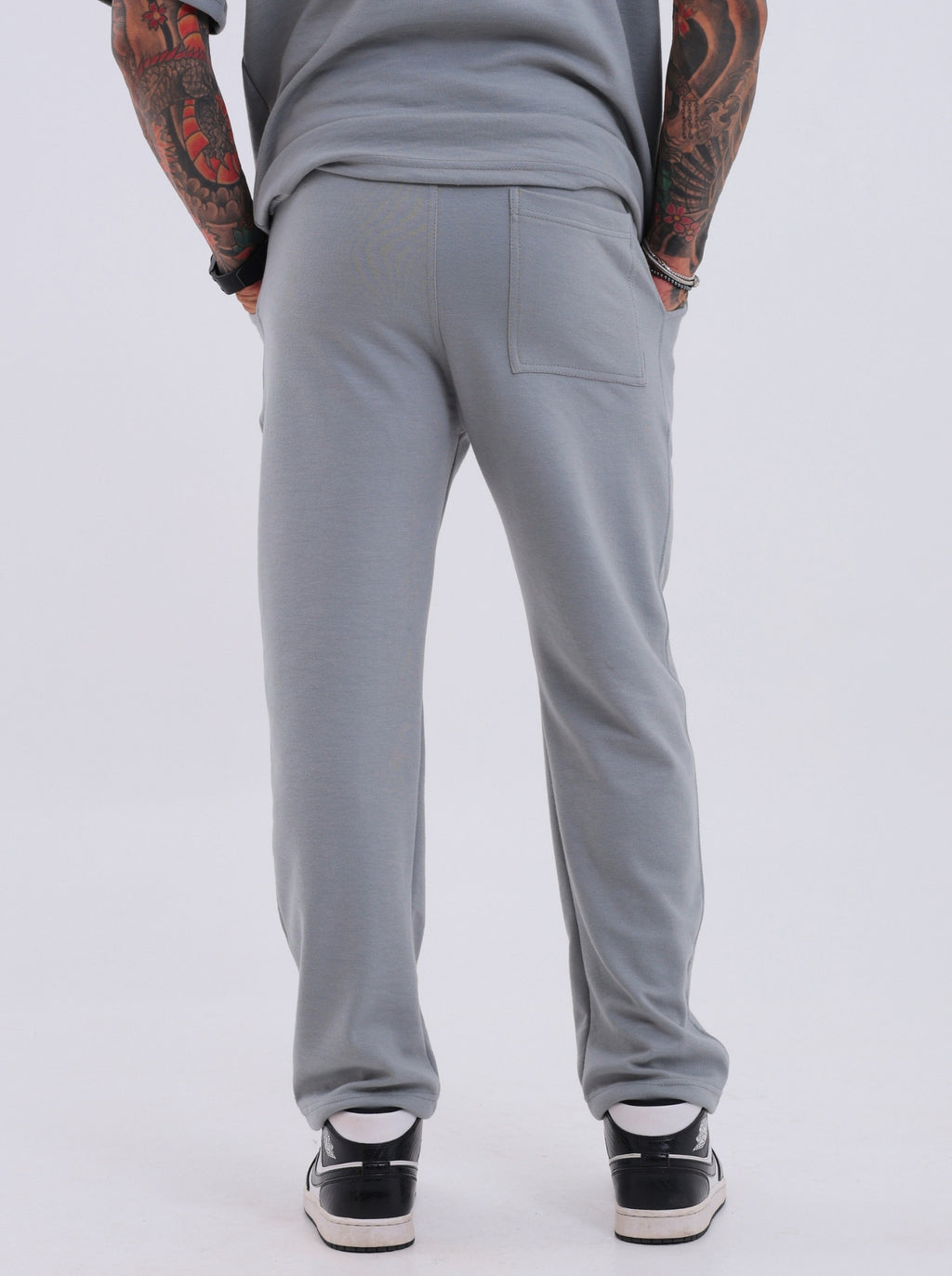 Calça Reta Monaco Cinza