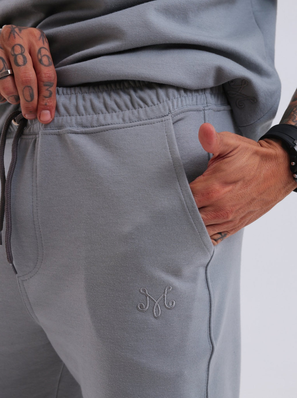 Calça Reta Monaco Cinza