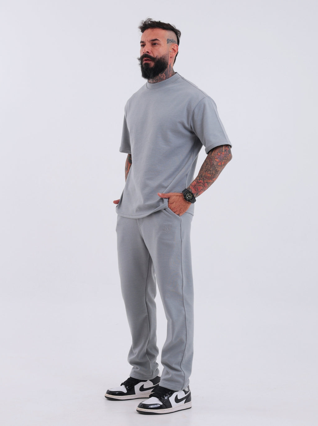 Camiseta Oversized Monaco Cinza