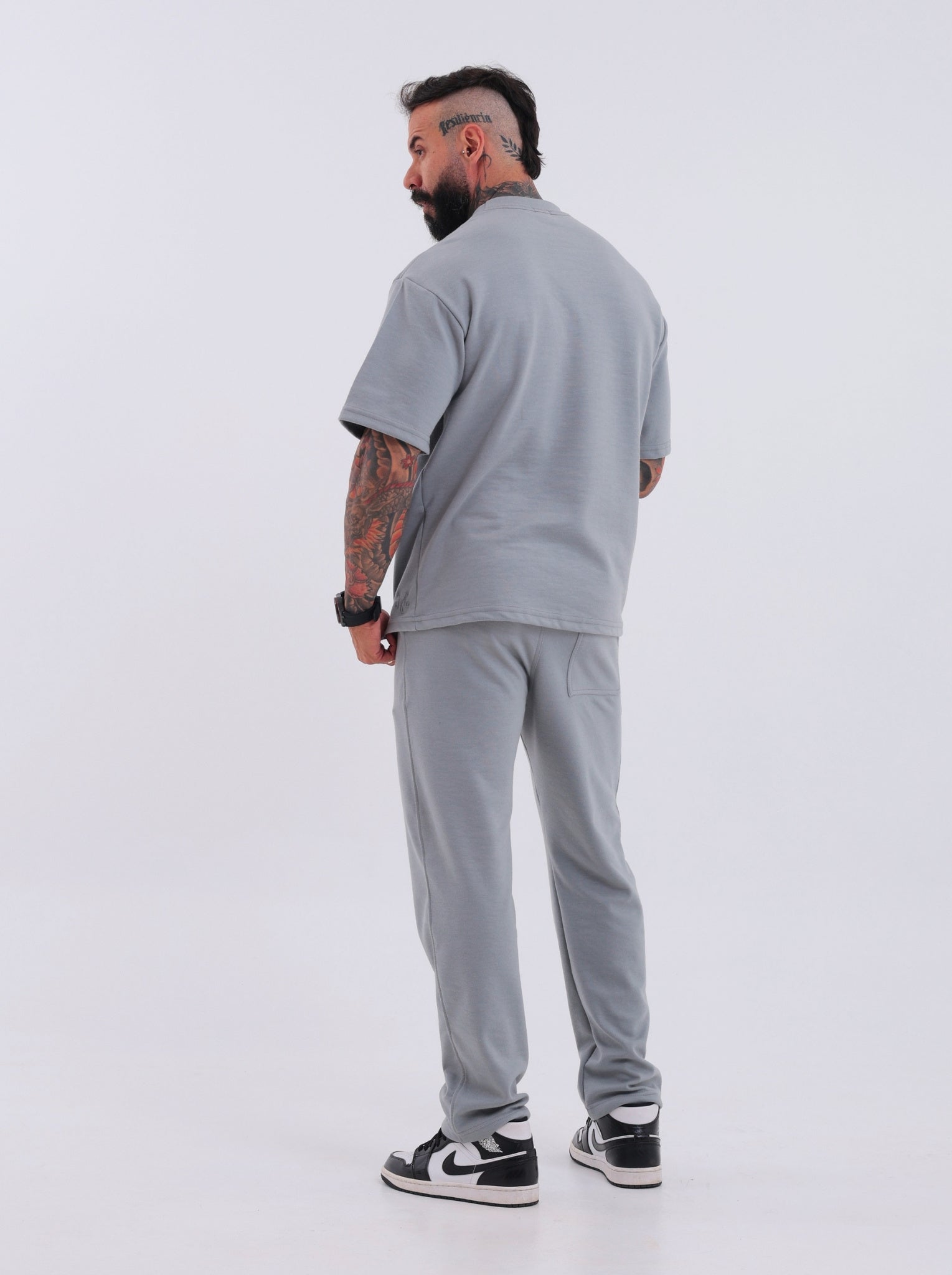 Camiseta Oversized Monaco Cinza