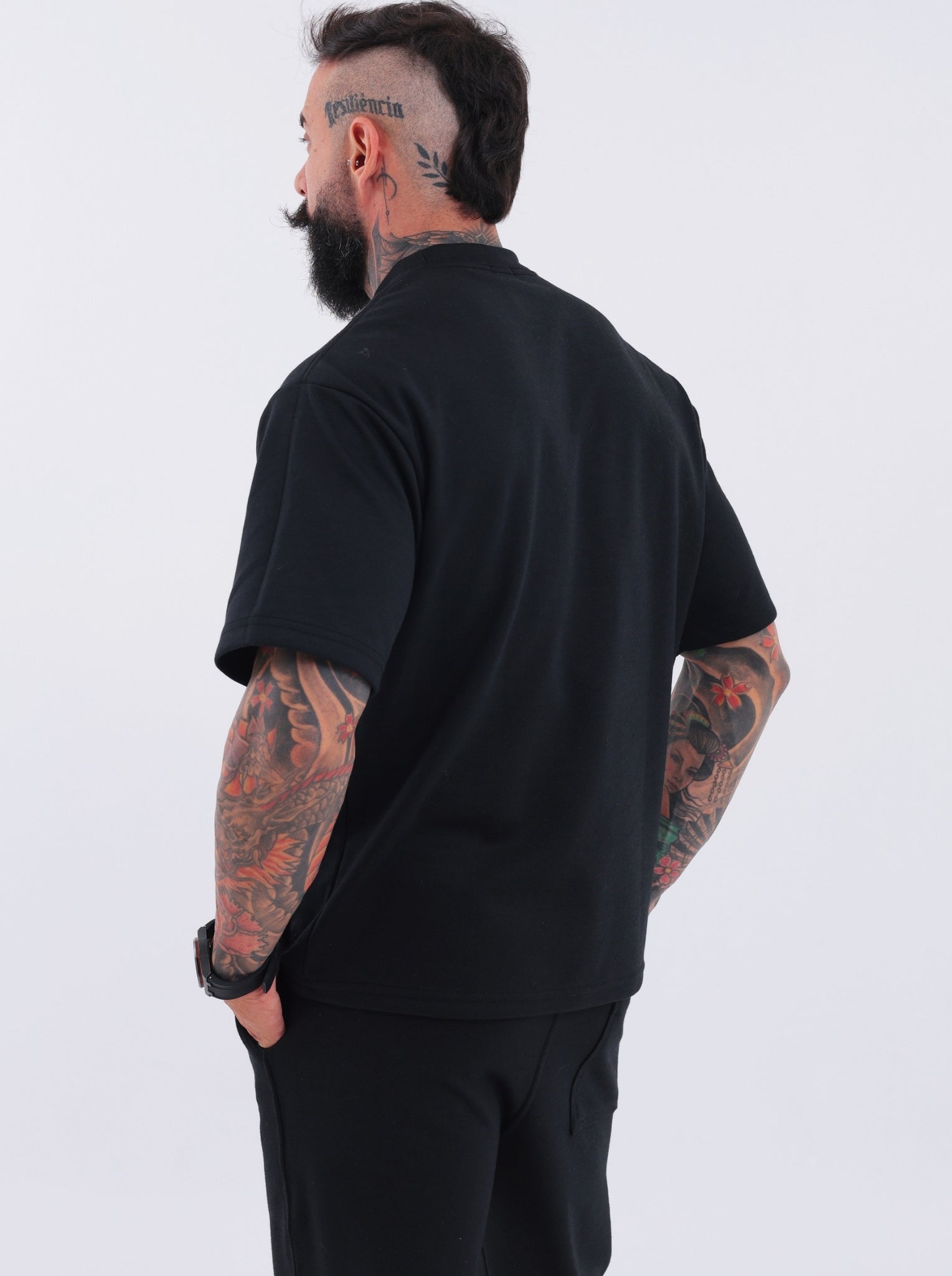 Camiseta Oversized Monaco Preta